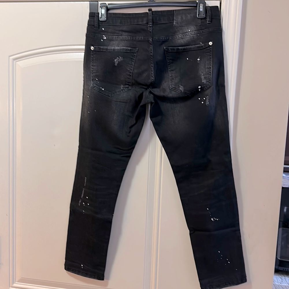 DSQUARED2 Black fitted denim👖
